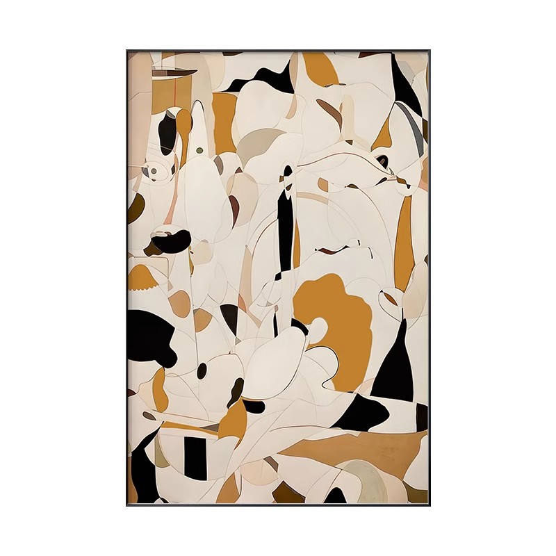 Luxury Lifestyle Background - Cuadro decorativo grande de estilo crema