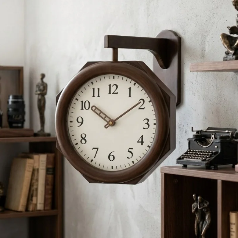 Luxury Lifestyle Furniture - Reloj de pared de madera, relojes