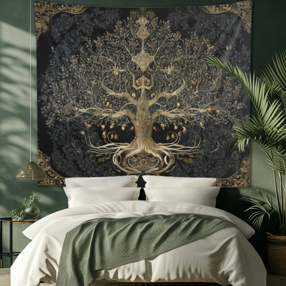 Luxury Lifestyle Background - VIKAMA Tapiz de lujo ligero con