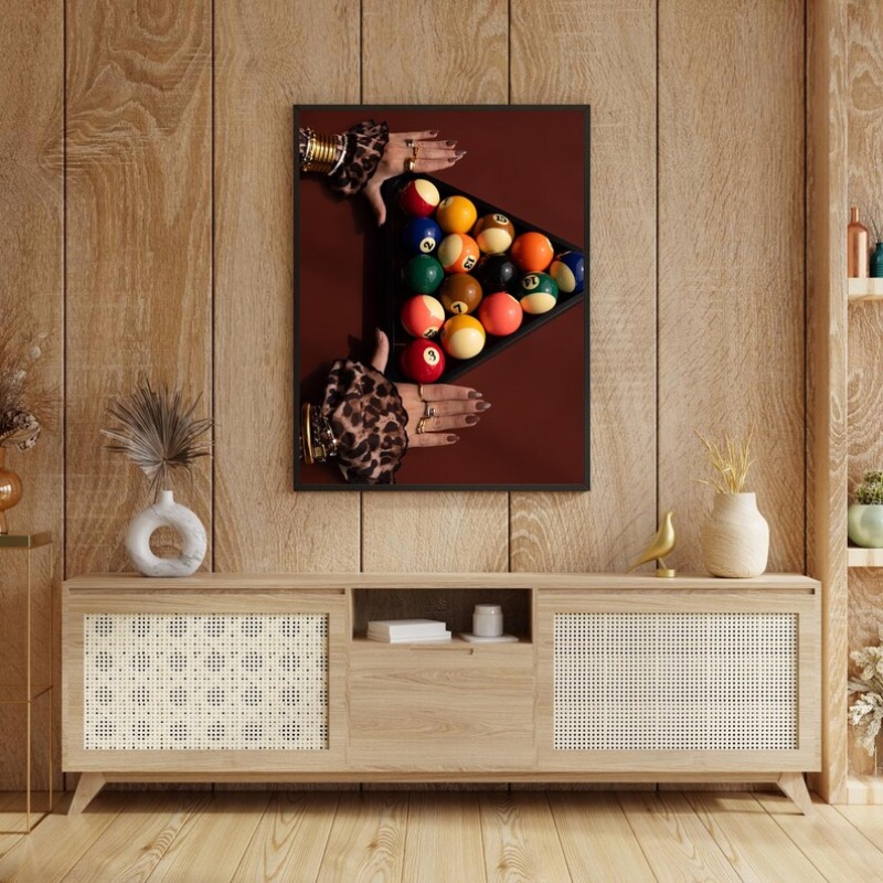Póster Retro de Dados de Póker - Luxury Lifestyle Furniture reseña y precio